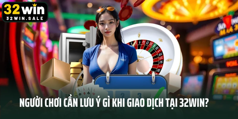 Người chơi cần lưu ý gì khi giao dịch tại 32win?
