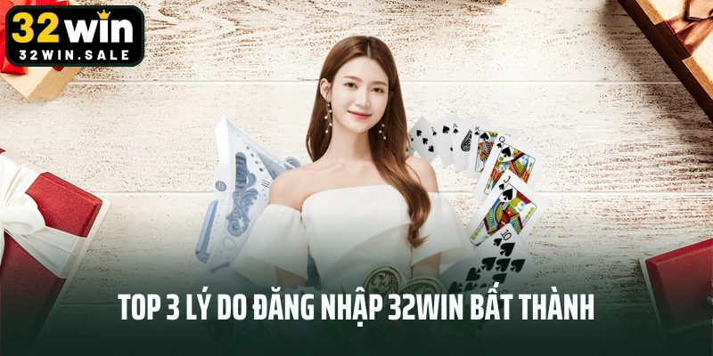 Top 3 lý do đăng nhập 32win bất thành